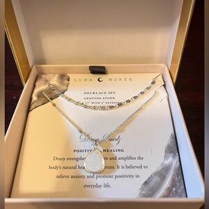 Luna Norte 2 Silver Necklaces SET